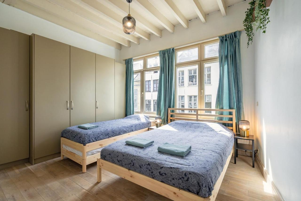 Tempel Triplex & Duplex At Historic Heart Of Antwerp 아파트 외부 사진