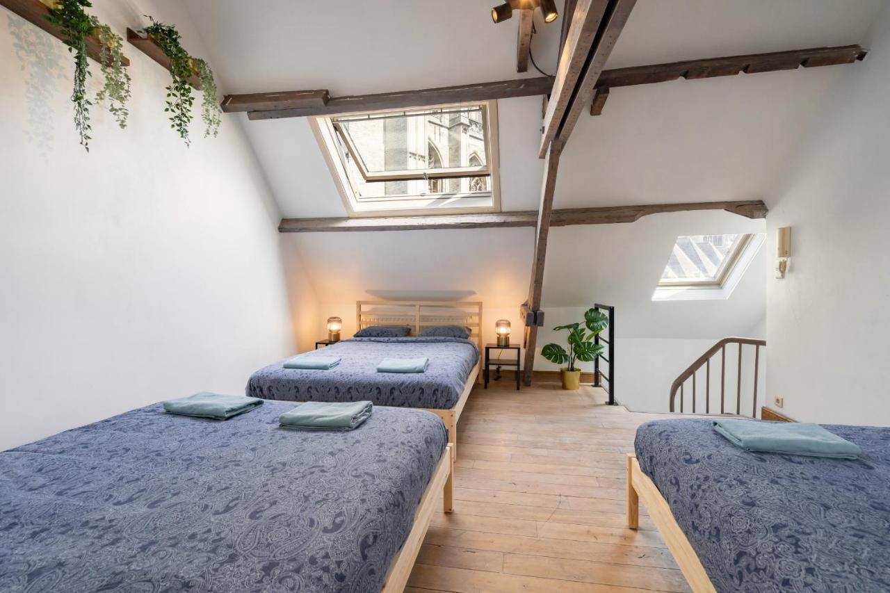 Tempel Triplex & Duplex At Historic Heart Of Antwerp 아파트 외부 사진